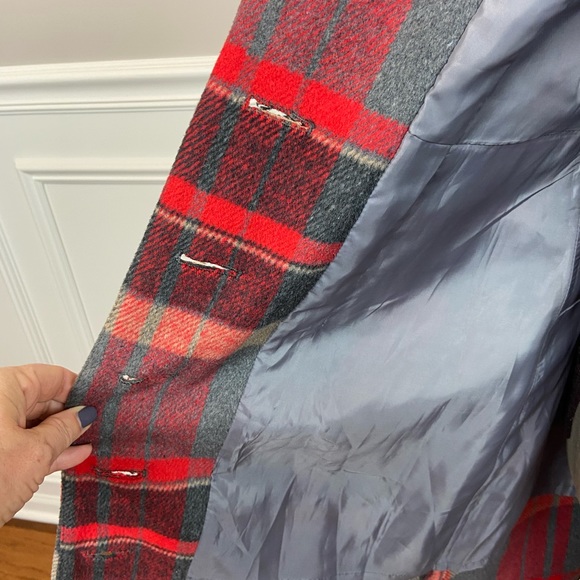 Stetson Ladies Collection,1498 Coat/Jacket grey wool, plaid, Size S, western - Picture 5 of 12